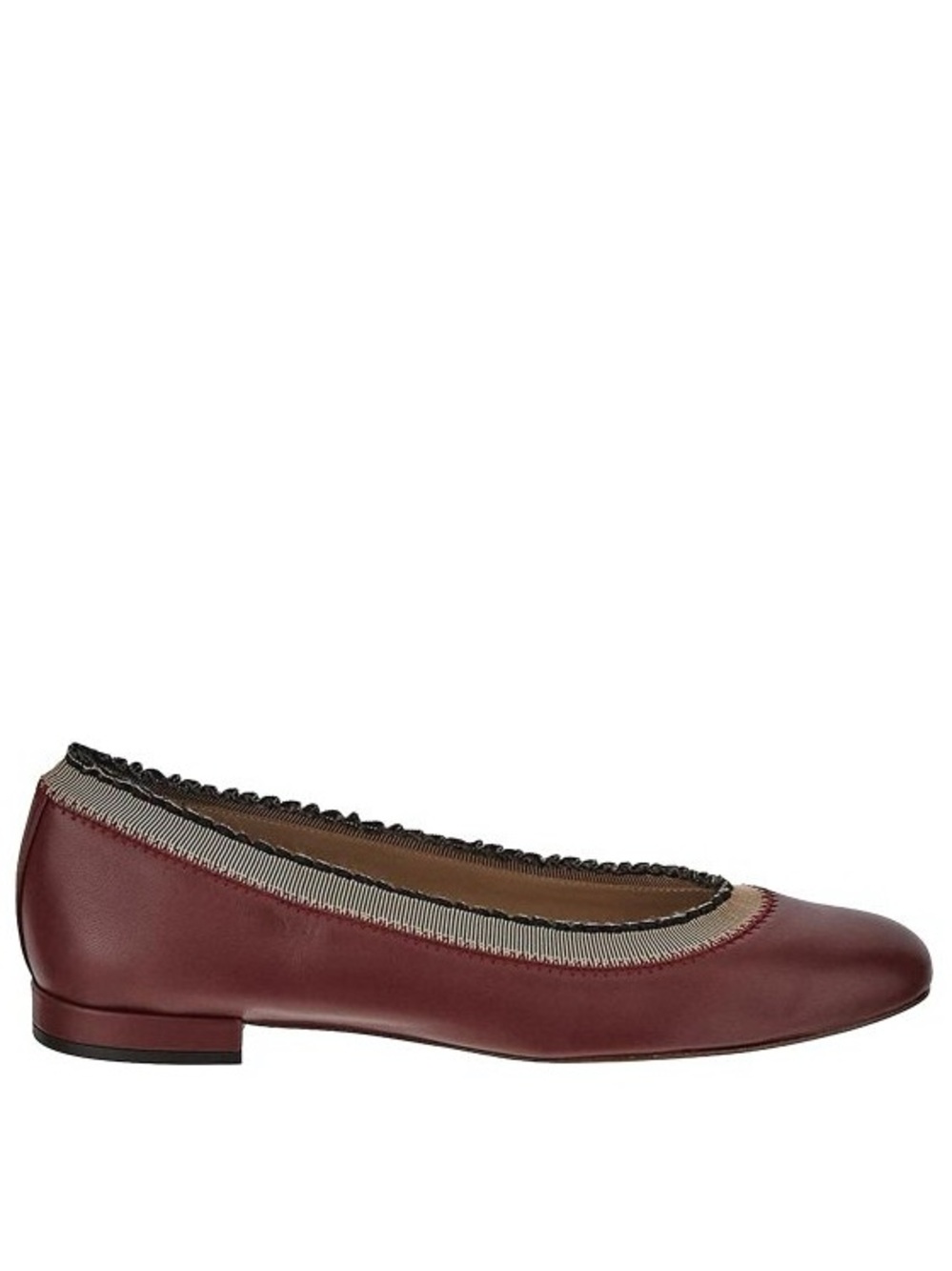 Ulla Johnson Elise ballerina shoes in burgundy SZ 40 US 9.5